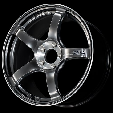 Advan TC-4 SE 17x7.5 / +40 Offset / 4x100 / 63mm Bore / Racing Hyper Black and Diamond Cut