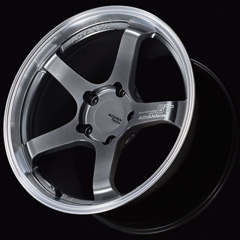 Advan GT for Porsche 18x11.0 / +40 Off / 5x130 / 71.6mm Bore / Machining and Hyper Platinum Black