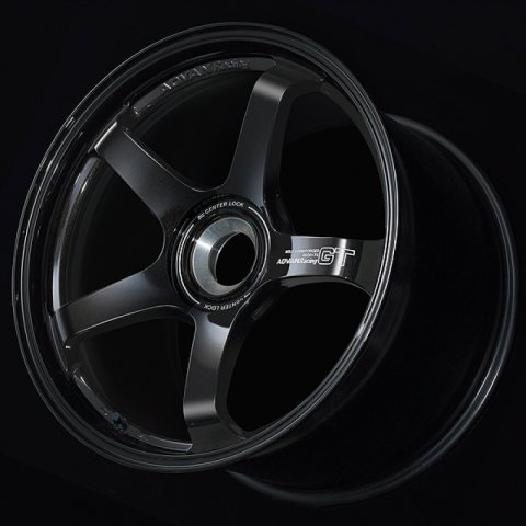 Advan GT for Porsche 18x11.0 / +40 Offset / 5x130 / 71.6mm Bore / Racing Titanium Black