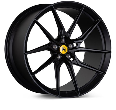 Vossen x Novitec NF8 22x12.5 - 5x114.3 BP - ET46 - Satin Black Ferrari 812 Superfast/GTS Rear Wheel