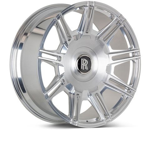 Vossen x Novitec SP2 23x10 5x112 BP ET5 Brushed Gloss Clear Rolls-Royce Cullinan/Phantom Rear Wheel