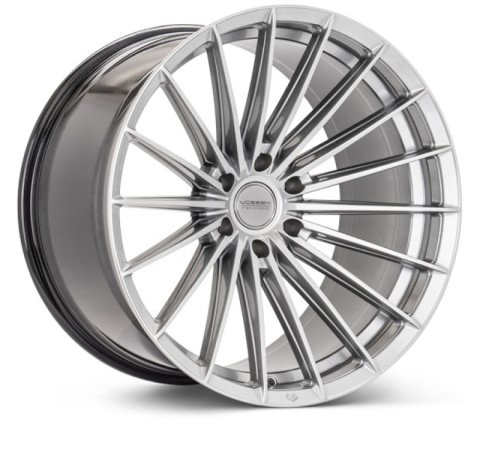 Vossen HFX-4 22x10 - 6x139.7 - ET-18 - Super Deep - 106.1 - Hyper Silver Wheel