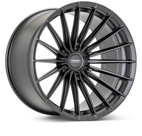Vossen HFX-4 22x12 - 6x139.7 - ET-44 - Ultra Deep - 106.1 - Satin Black Wheel