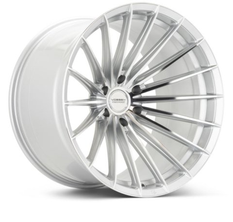 Vossen HFX-4 18x9 - 6x135 - ET0 - Super Deep - 87.1 - Silver Polished Wheel