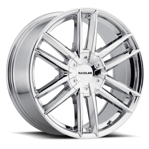 Raceline 158C Impulse 22x9.5in / 6X139.7/6X135 BP / 35mm Offset / 106.1mm Bore - Chrome