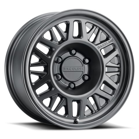 Raceline 451B Ryno TR 18x9in / 6X135 BP / 0mm Offset / 87.1mm Bore - Satin Black