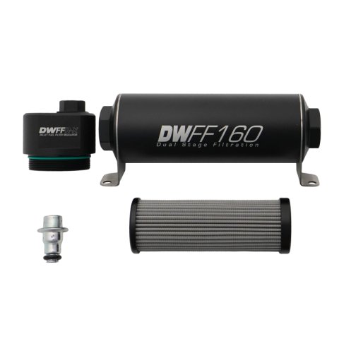 DeatschWerks DWFFR-X 160mm Billet Fuel Filter Regulator - 10 Micron