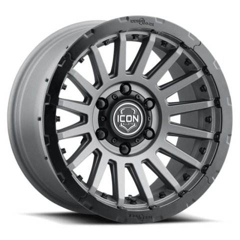 ICON Alloys Recon Pro Satin Charcoal - 18x9 / 6x5.5 / 25mm 6in BS