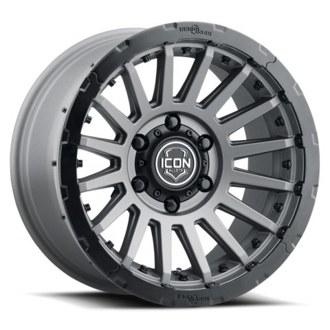 ICON Alloys Recon Pro Satin Charcoal- 18 X 9 - 6 X 135 - 6MM 5.25in BS