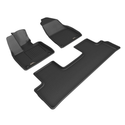 3D MAXpider 2025+ Polestar 3 Kagu 1st and 2nd Row Floormats - Black