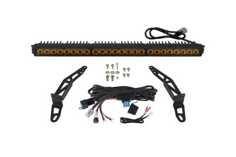 Diode Dynamics Jeep 2018 SS30 Bumper LED Kit Sport Yellow Driving