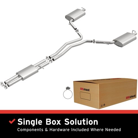 BRExhaust 16-17 Ford Explorer 3.5L Direct-Fit Replacement Exhaust System