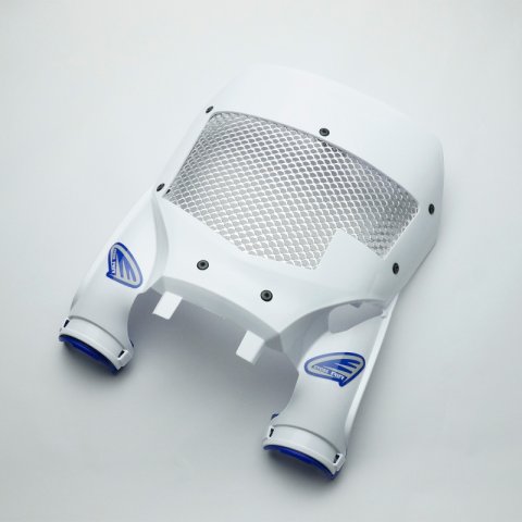 Cycra 24-25 Yamaha YZ250F/FX/ 23-25 YZ450F/FX Vented Stadium Plate - White