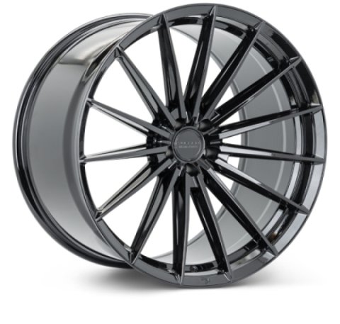 Vossen HFX-4 - 20x9.5 - ET22 - 5x112 - 66.56 - DEEP - GB - Gloss Black Wheel
