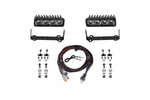 Diode Dynamics 2014-2024 Toyota 4Runner SS6 Max LED Kit White Driving 6000K