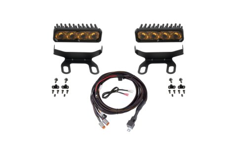 Diode Dynamics 2013-2018 Ram 1500 Ram Standard SS6 Sport LED Kit Yellow Driving 3000K
