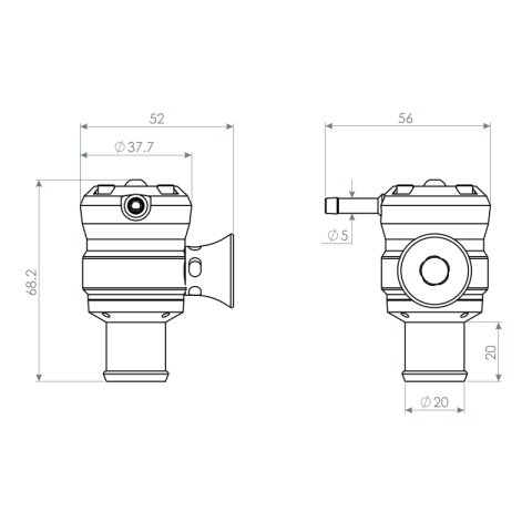 GFB Universal SXV Mini BOV
