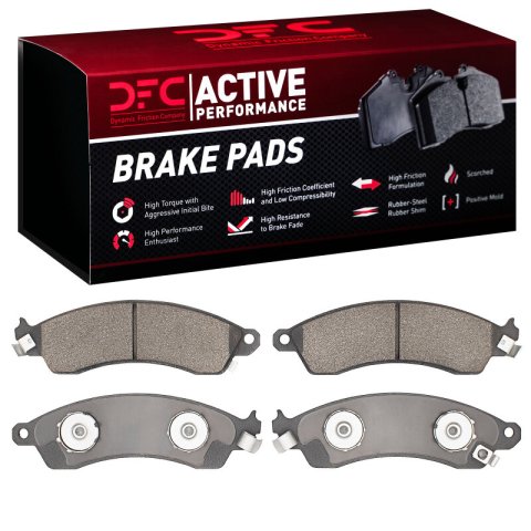 DFC 85-04 Chevrolet Corvette Front Active Performance Pads - Low Metallic