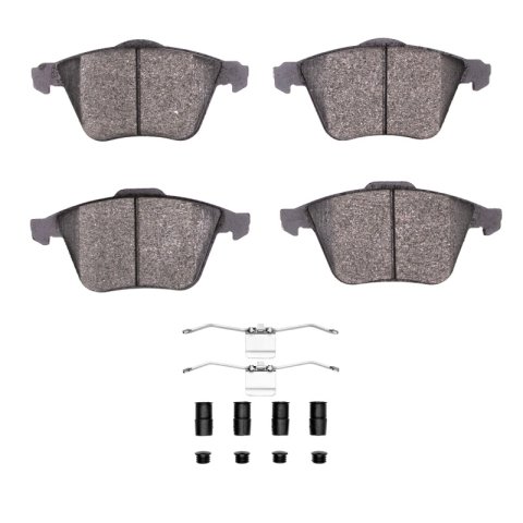 DFC 04-13 Mazda 3 Front Active Performance Pads and Hardware Kit