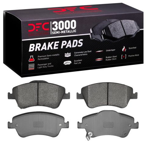 DFC 09-15 Toyota Corolla (Mexico) Front 3000 Semi-Metallic Brake Pads