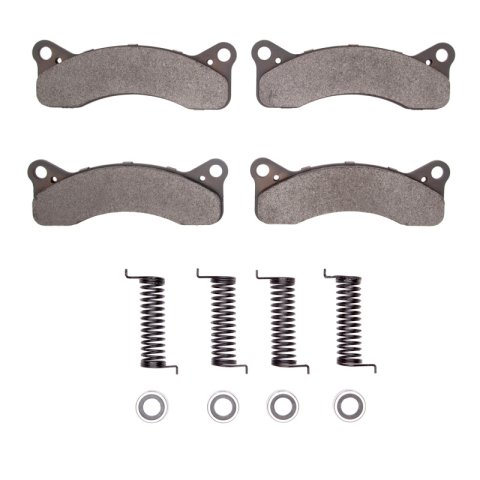 DFC 72-76 Ford F-350 2WD (Excl Super Duty) Front 5000 Adv Semi Metallic Brake Pads & Hardware Kit