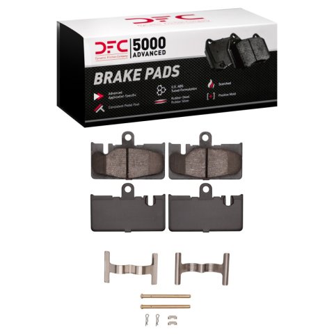 DFC 01-06 Lexus LS430 Rear 5000 Advanced Ceramic Brake Pads and Hardware Kit