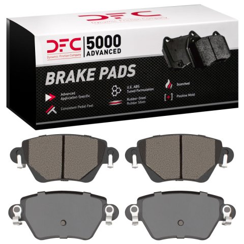 DFC 01-04 Ford Mondeo (Mexico) Rear 5000 Advanced Low Metallic Brake Pads