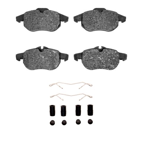 DFC 03-11 Cadillac BLS (Mexico) Front 5000 Advanced Low Metallic Brake Pads and Hardware Kit