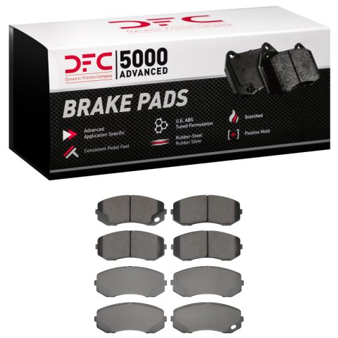 DFC 05-11 Freightliner FL360 (Mexico) Front/Rear 5000 Advanced Semi Metallic Brake Pads