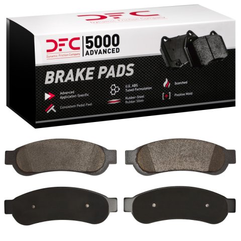 DFC 10-12 Ford F-250 4WD (Super Duty) Rear 5000 Advanced Semi Metallic Brake Pads
