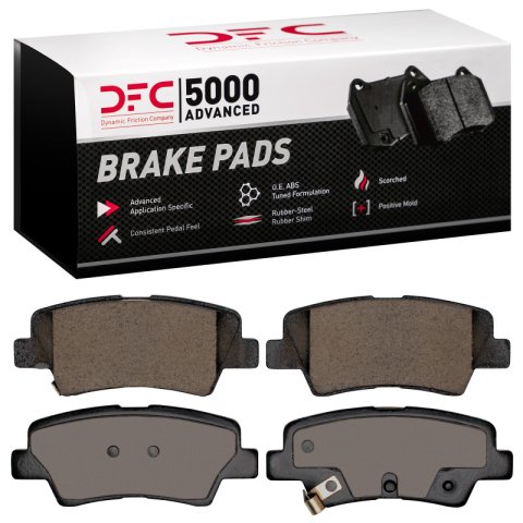 DFC 11-25 Dodge Attitude (Mexico) Rear 5000 Advanced Ceramic Brake Pads