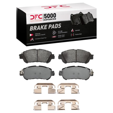 DFC 17-25 Nissan Kicks Front 5000 Advanced Ceramic Brake Pads and Hardware Kit