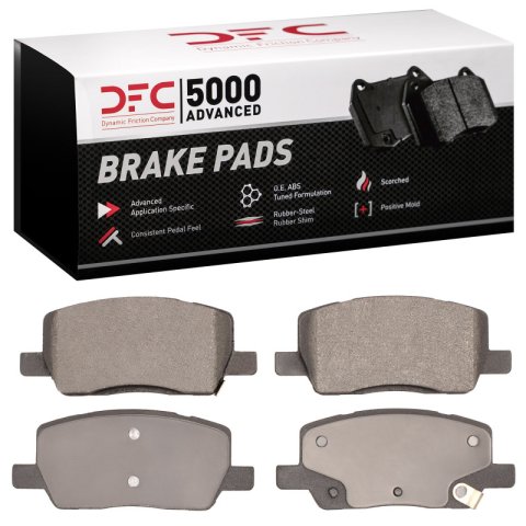 DFC 17-25 Tesla Model X Rear 5000 Advanced Low Metallic Brake Pads