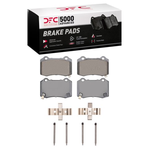 DFC 21-23 Chrysler 300 Rear 5000 Advanced Ceramic Brake Pads and Hardware Kit