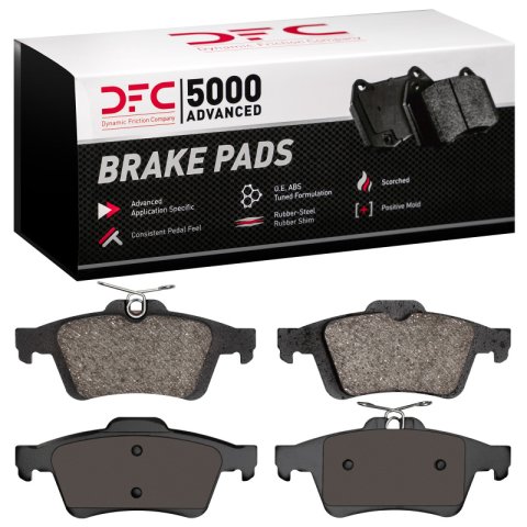 DFC 03-18 Chevrolet Cobalt Rear 5000 Advanced Low Metallic Brake Pads