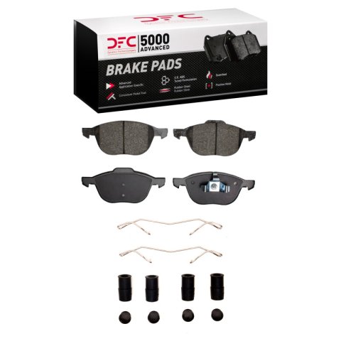 DFC 13-22 Ford C-Max Front 5000 Advanced Ceramic Brake Pads and Hardware Kit