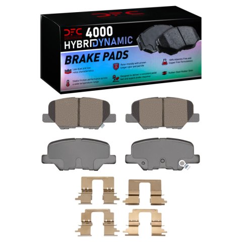 DFC 14-18 Mazda 3 Rear 4000 HybriDynamic Brake Pads and Hardware Kit