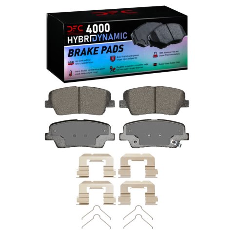 DFC 18-23 Genesis G80 Rear 4000 HybriDynamic Brake Pads and Hardware Kit