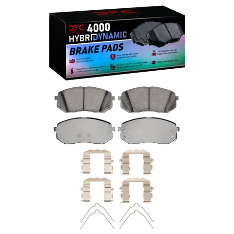 DFC 15-23 Hyundai Sonata Front 4000 HybriDynamic Brake Pads and Hardware Kit