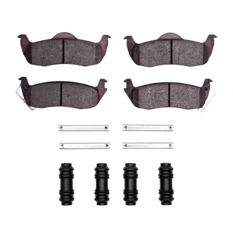 DFC 05-10 Jeep Grand Cherokee Rear 4000 HybriDynamic Brake Pads and Hardware Kit