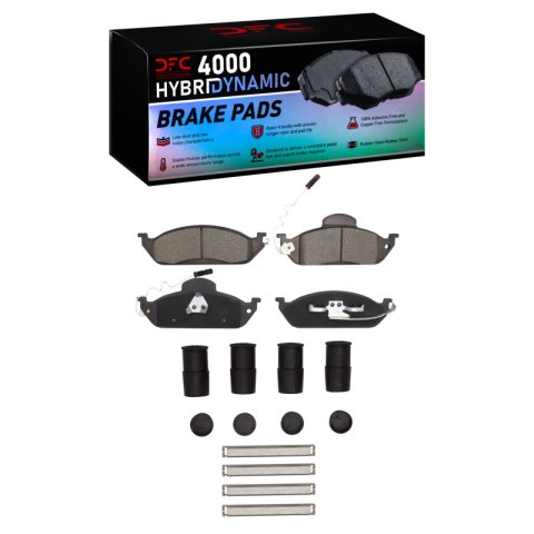 DFC 98-05 Mercedes-Benz ML320 Front 4000 HybriDynamic Brake Pads and Hardware Kit