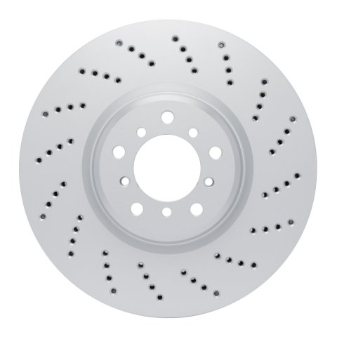 DFC 06-10 BMW M6 Right Front Drilled GeoSPEC Coated Rotor
