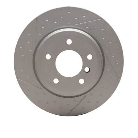 DFC 06-13 BMW 330i Rear GeoSPEC Coated Rotor - Dimpled and Slotted