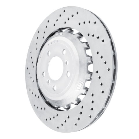 DFC 12-19 BMW M6 Left Rear Drilled Hi-Carbon Alloy Geomet Coated Rotor