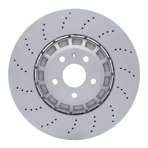 DFC 22-26 Audi RS3 Front Drilled Hi-Carbon Alloy GEOMET Coated Rotor