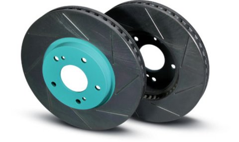 Project Mu SCR Rotor Front - Nissan Skyline GT-R BCNR33 Green