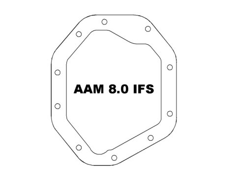aFe 19-25 GM Trucks Front Diff Cover - Raw w/ Machined Fins