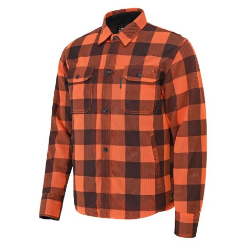 Speed and Strength Black Nine Mesh Moto Shirt Orange/Black - Large