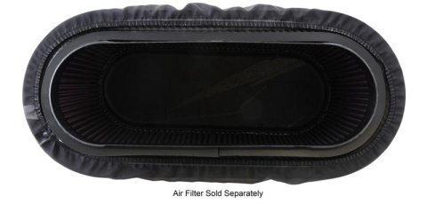K&N Air Filter Wrap - Black - 4.313in Base ID x 4.75in Top ID x 6.75in H