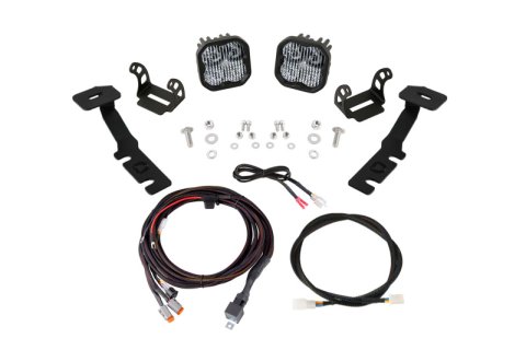 Diode Dynamics 19-25 Toyota RAV4 SS3 LED Ditch Light Kit - Sport White Combo